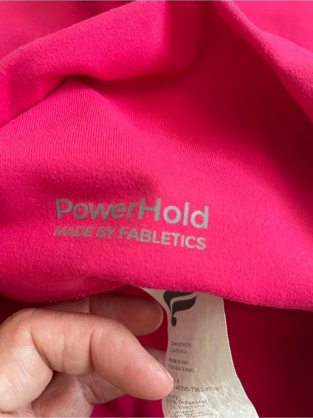 Fabletics Hot Pink Powerhold Athletic Shorts - Picture 7 of 8